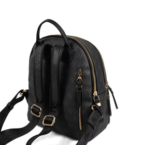 Silver & Polo SP1265 Kadın Sırt Çantası Monogram Siyah