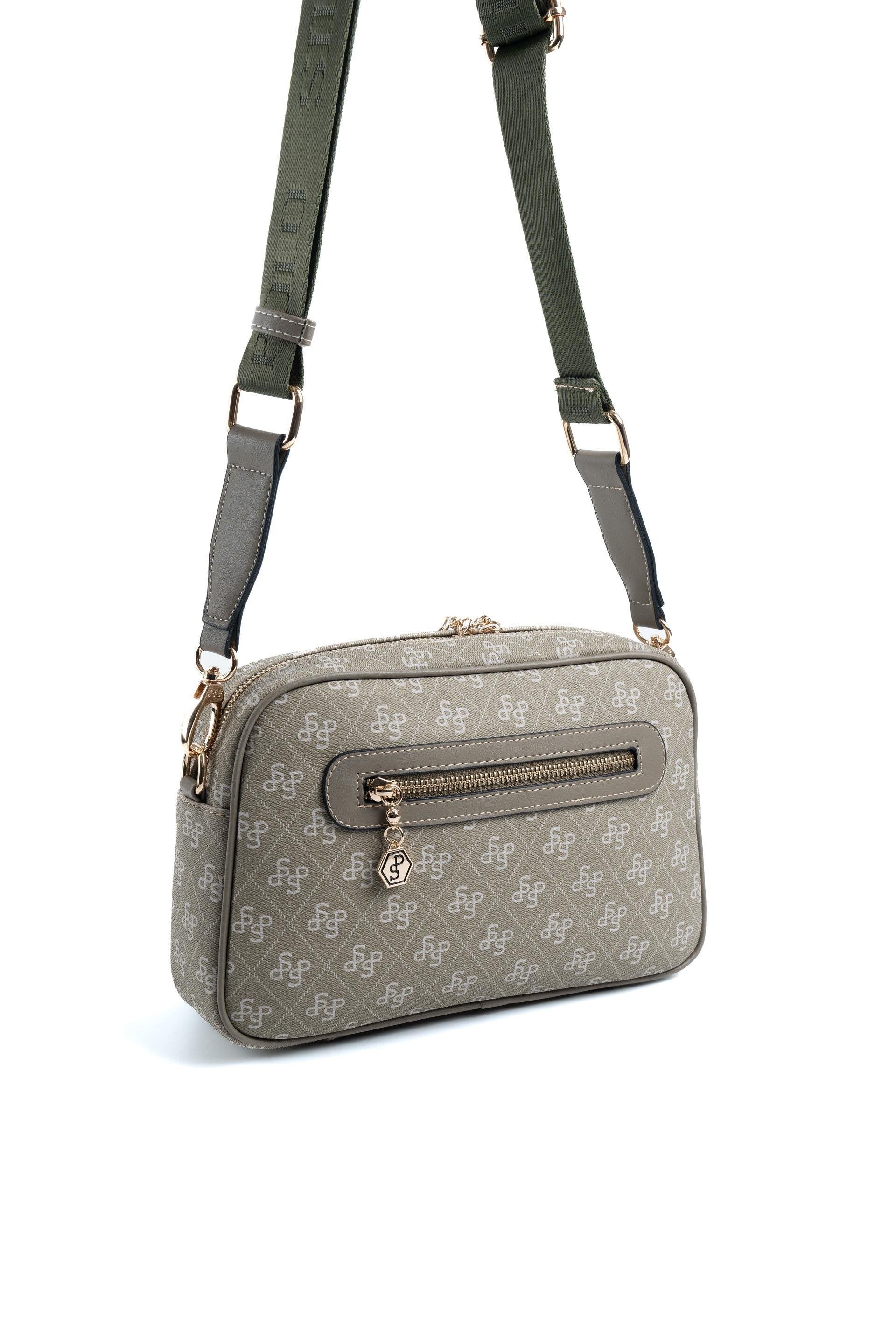 Silver & Polo Yeşil SP1094 Kadın Çapraz Çanta