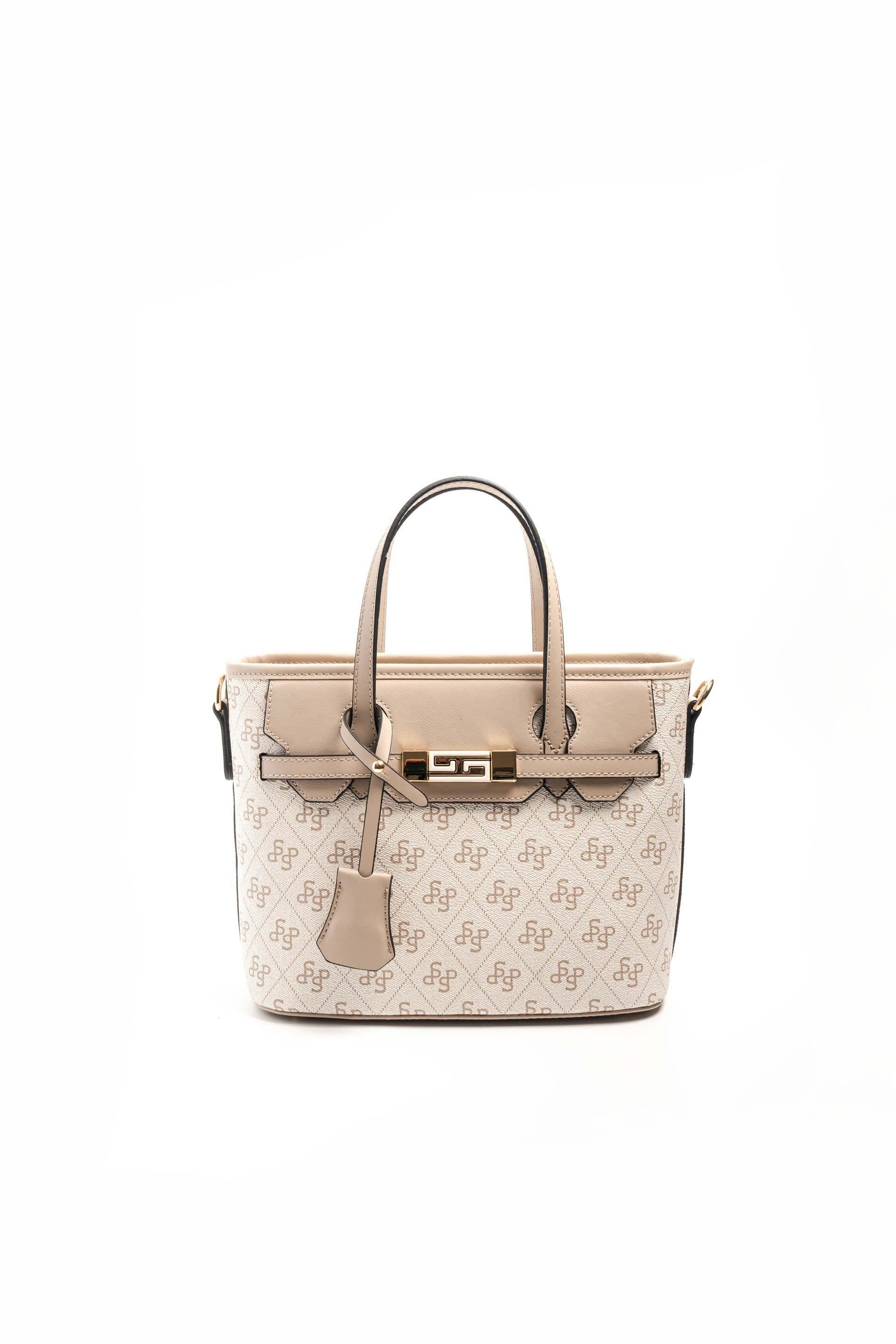 Silver & Polo Bej - Kum SP1185 Kadın El Çantası