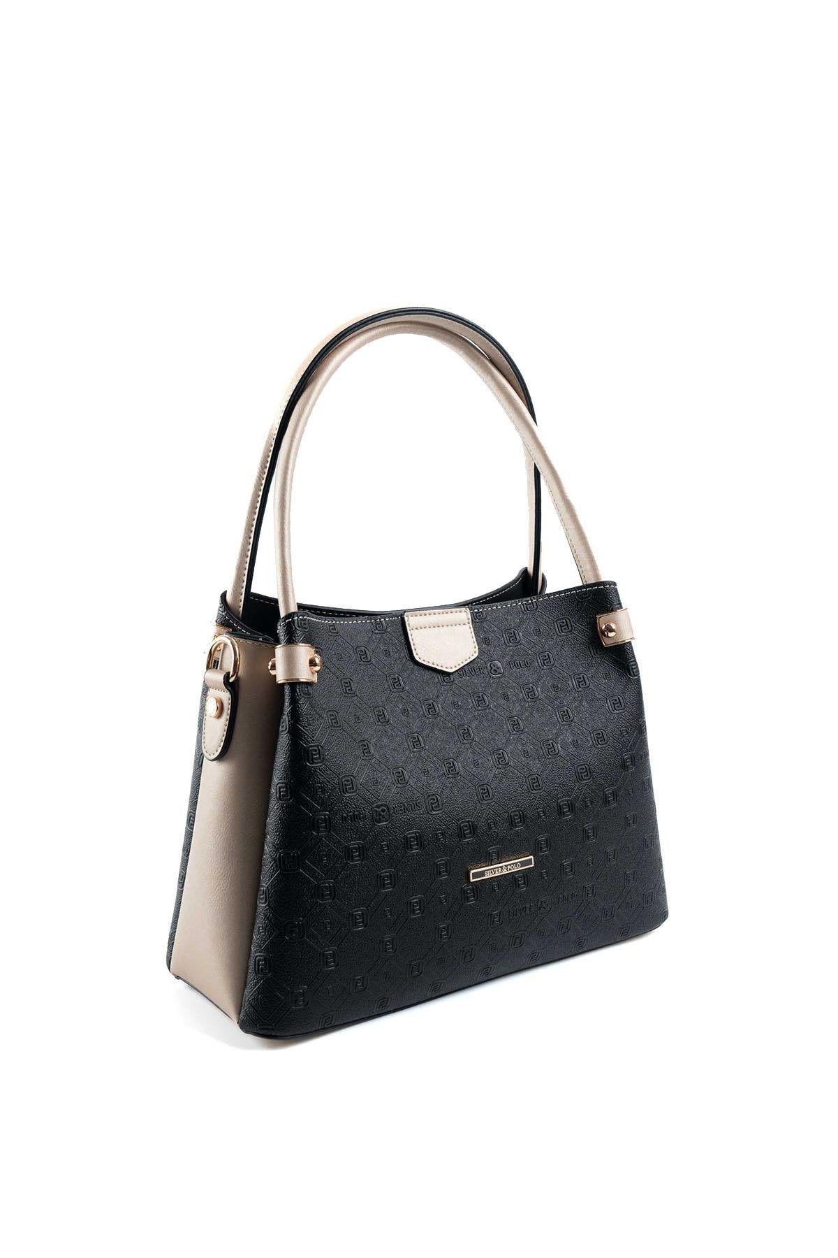 Silver & Polo Siyah - S.nut SP1254 Kadın El Çantası
