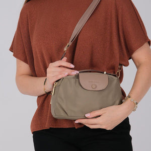 Silver & Polo SP1223 Kadın Çapraz Çanta Yeşil-Kum