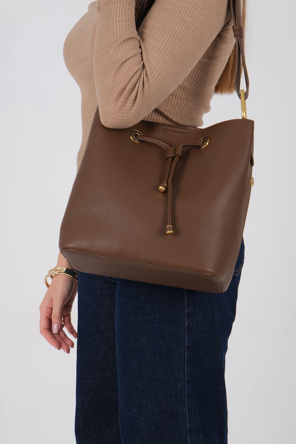 Silver & Polo SP1241 Kadın Omuz Çantası Kahve