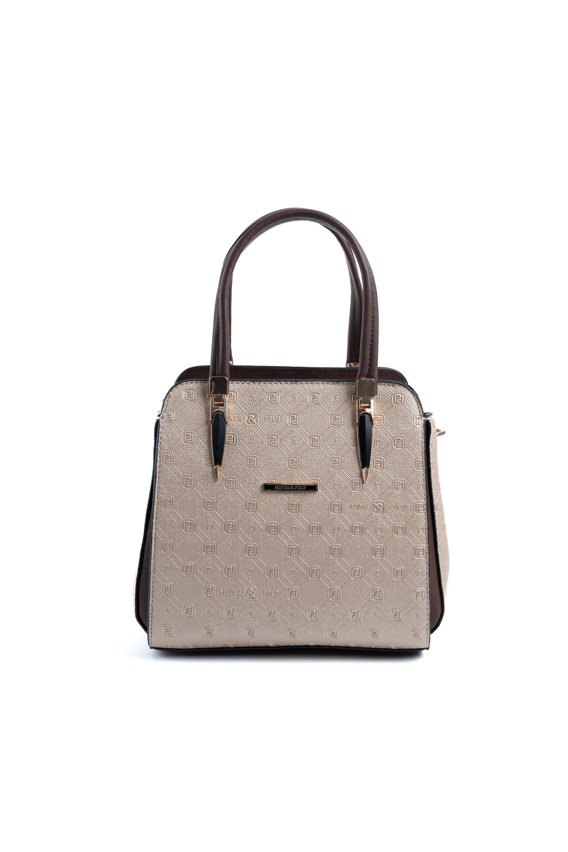 Silver & Polo Nut - Kahve SP1136 Kadın El Çantası
