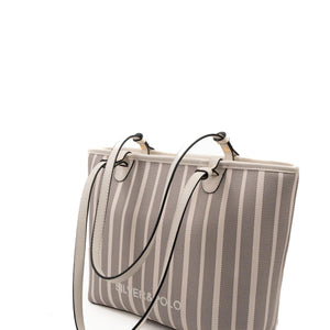 Silver & Polo Antrasit - Kemik SP1204 Kadın Omuz Çantası