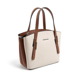 Silver & Polo Bej - Taba SP1021 Kadın El Çantası