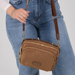 Silver & Polo SP1221 Kadın Çapraz Çanta Tütün-Kahve