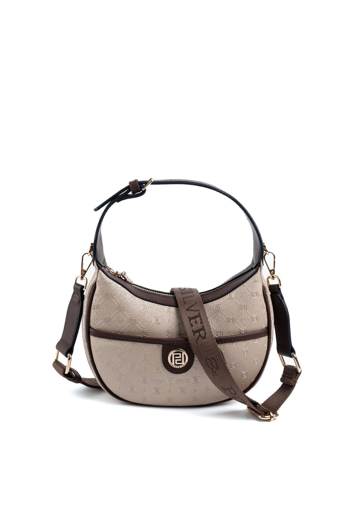 Silver & Polo Nut - Kahve SP1194 Kadın Omuz Çantası
