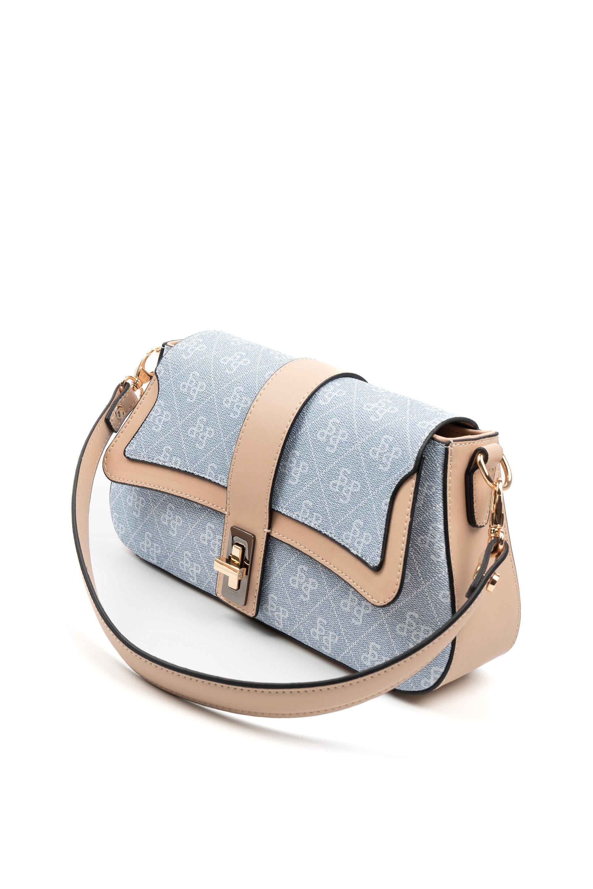 Silver & Polo Mavi - Ten SP1177 Kadın Omuz Çantası