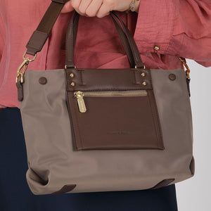 Silver & Polo SP1213 Kadın El Çantası Kum-Kahve