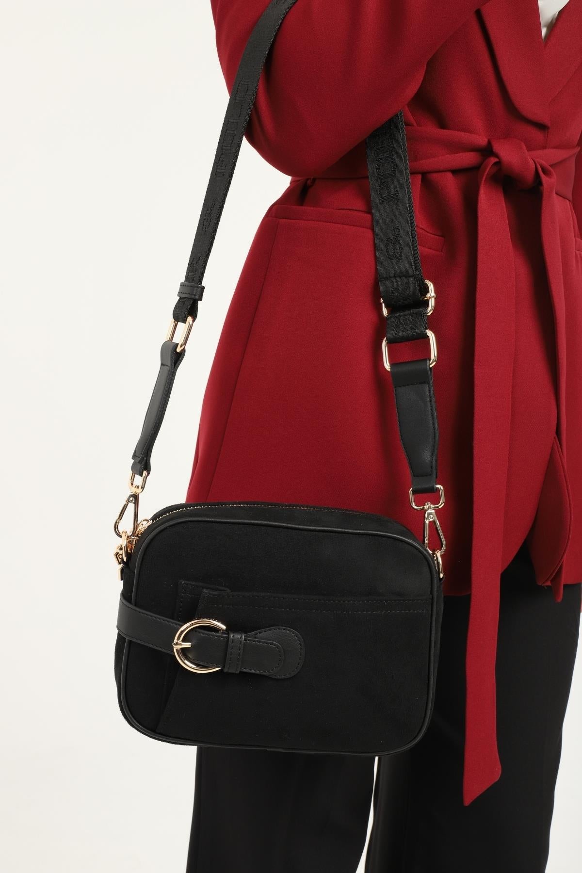 Silver & Polo Siyah SP1256 Kadın Çapraz Çanta