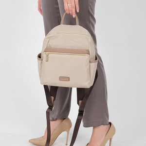 Silver & Polo SP1209 Kadın Sırt Çantası Bej-Kum