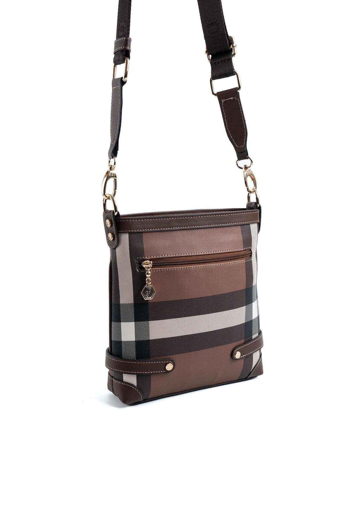 Silver & Polo Koyu Kahve SP1120 Kadın Çapraz Çanta