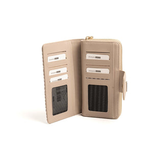 Silver & Polo Bej - Kum SP928 Kadın Cüzdan & Kartlık