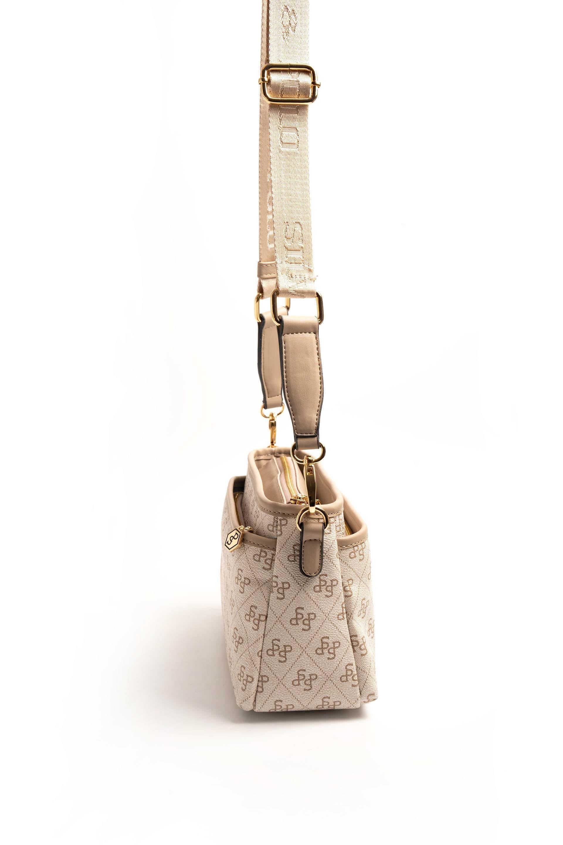 Silver & Polo Bej - Kum SP1184 Kadın Çapraz Çanta