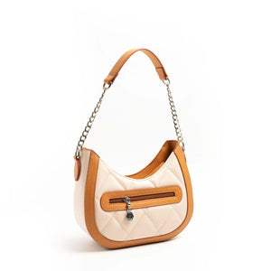 Silver & Polo Bej - A.Taba SP1168 Kadın Omuz Çantası