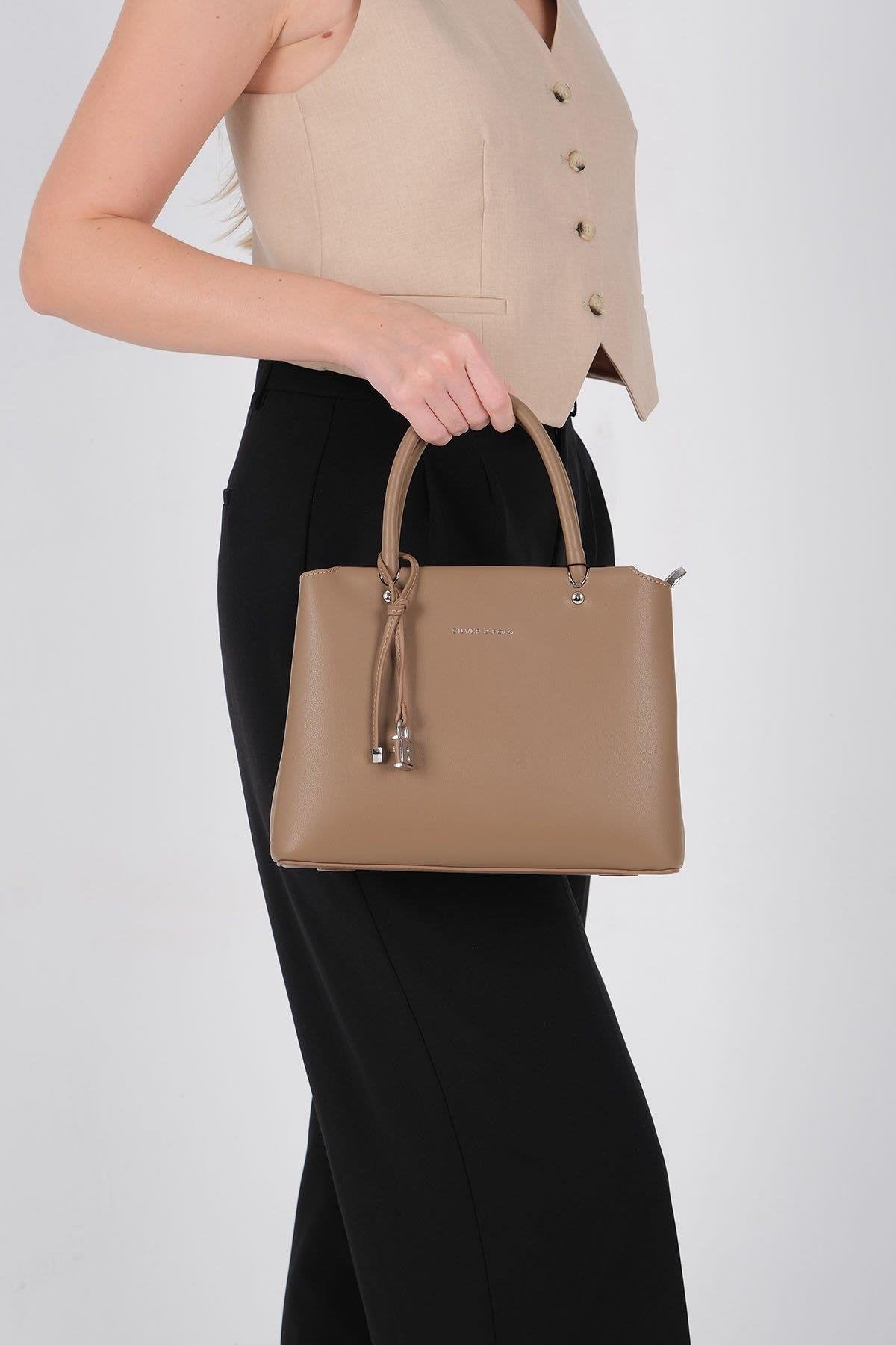 Silver & Polo SP1236 Kadın El Çantası Vizon