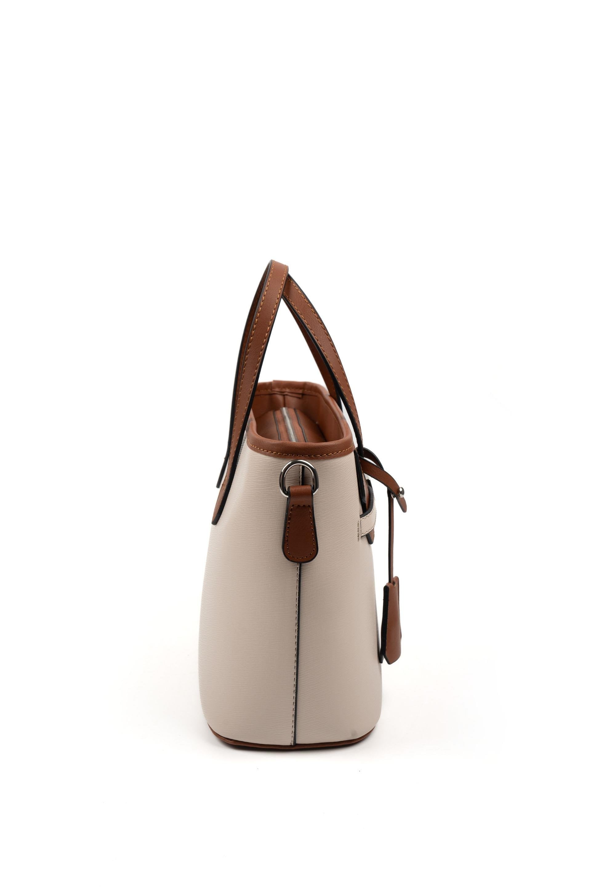 Silver & Polo Bej - Taba SP1185 Kadın El Çantası