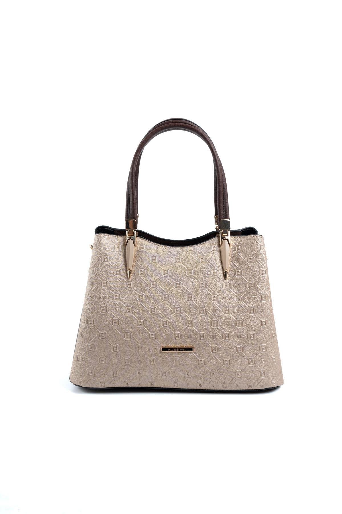 Silver & Polo Nut - Kahve SP1205 Kadın El Çantası