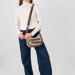 Silver & Polo Kahve Sarı - Kahve SP1168 Kadın Omuz Çantası