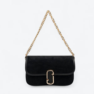 Silver & Polo SP1171 Kadın Omuz Çantası Süet Siyah