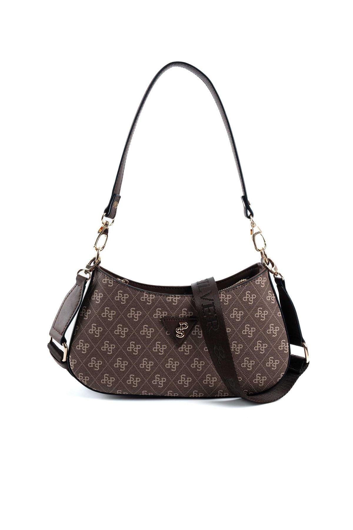 Silver & Polo Kahve SP1251 Kadın Omuz Çantası