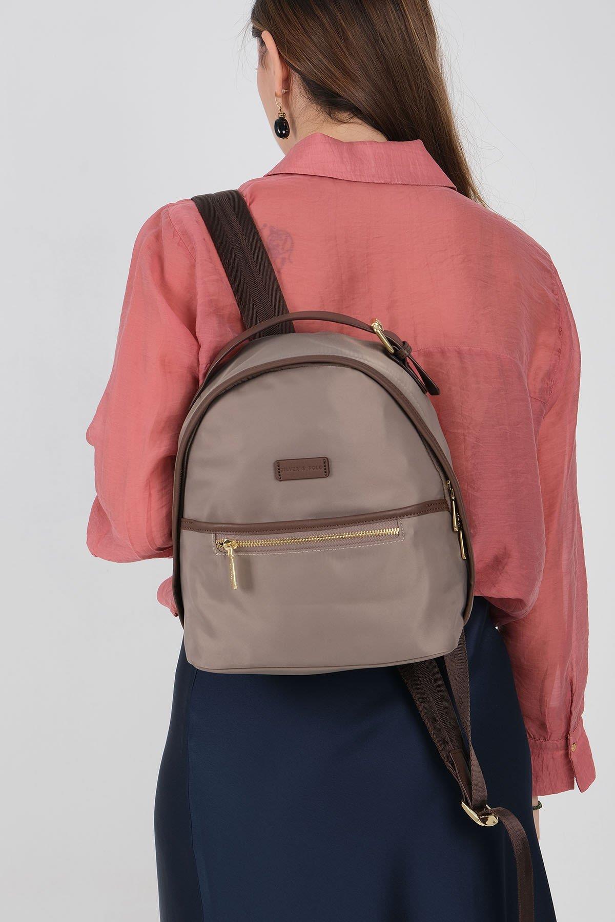 Silver & Polo SP1212 Kadın Sırt Çantası Kum-Kahve