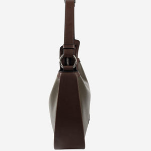 Silver & Polo SP1263 Kadın Omuz Çantası Logolu Zeytuni-Kahve