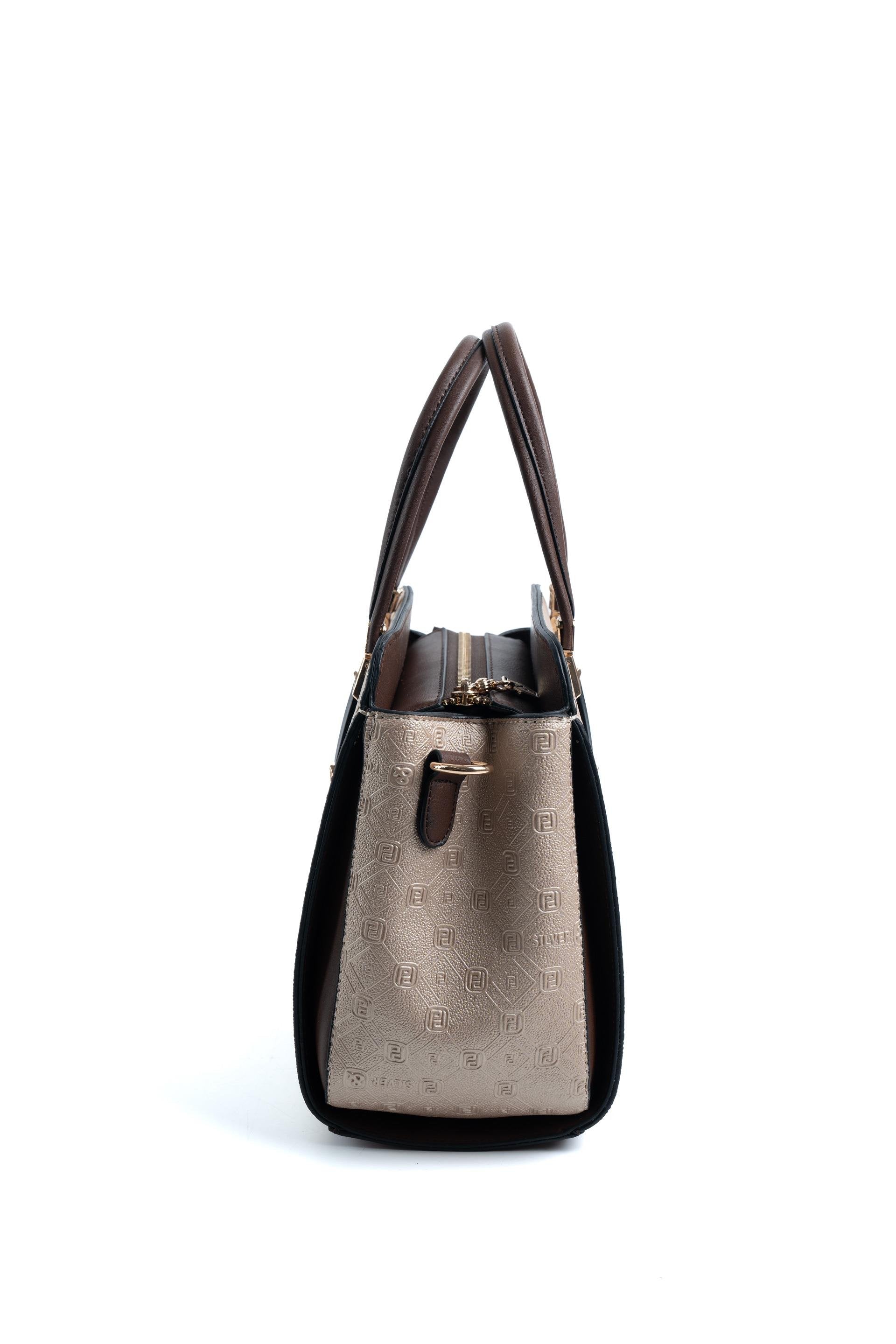 Silver & Polo Nut - Kahve SP1136 Kadın El Çantası