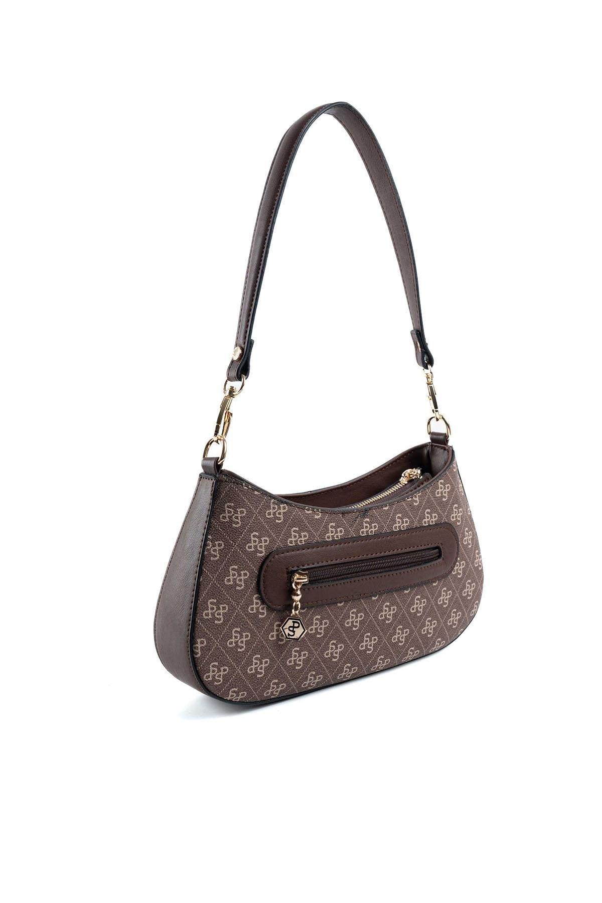 Silver & Polo Kahve SP1251 Kadın Omuz Çantası
