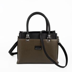 Silver & Polo SP826 Kadın El Çantası Düz Kahve-Vizon