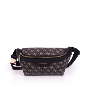 Silver & Polo Füme - Siyah SP1192 Kadın Bel Çantası