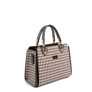 Silver & Polo Kahve Sarı - Kahve SP1133 Kadın El Çantası