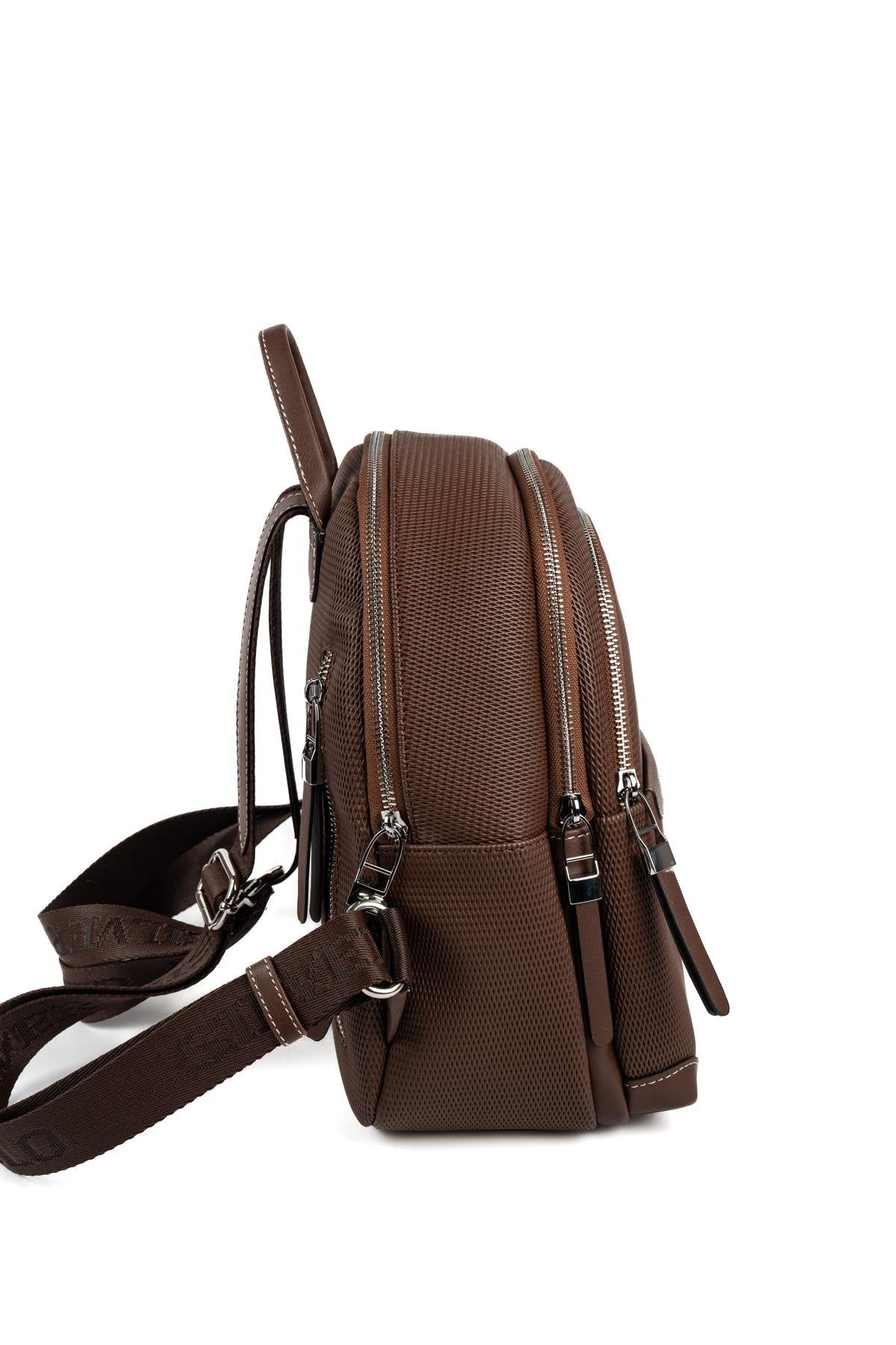 Silver & Polo SP1265 Kadın Sırt Çantası Petek Kahve