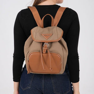 Silver & Polo SP1231 Kadın Sırt Çantası Vizon-Taba