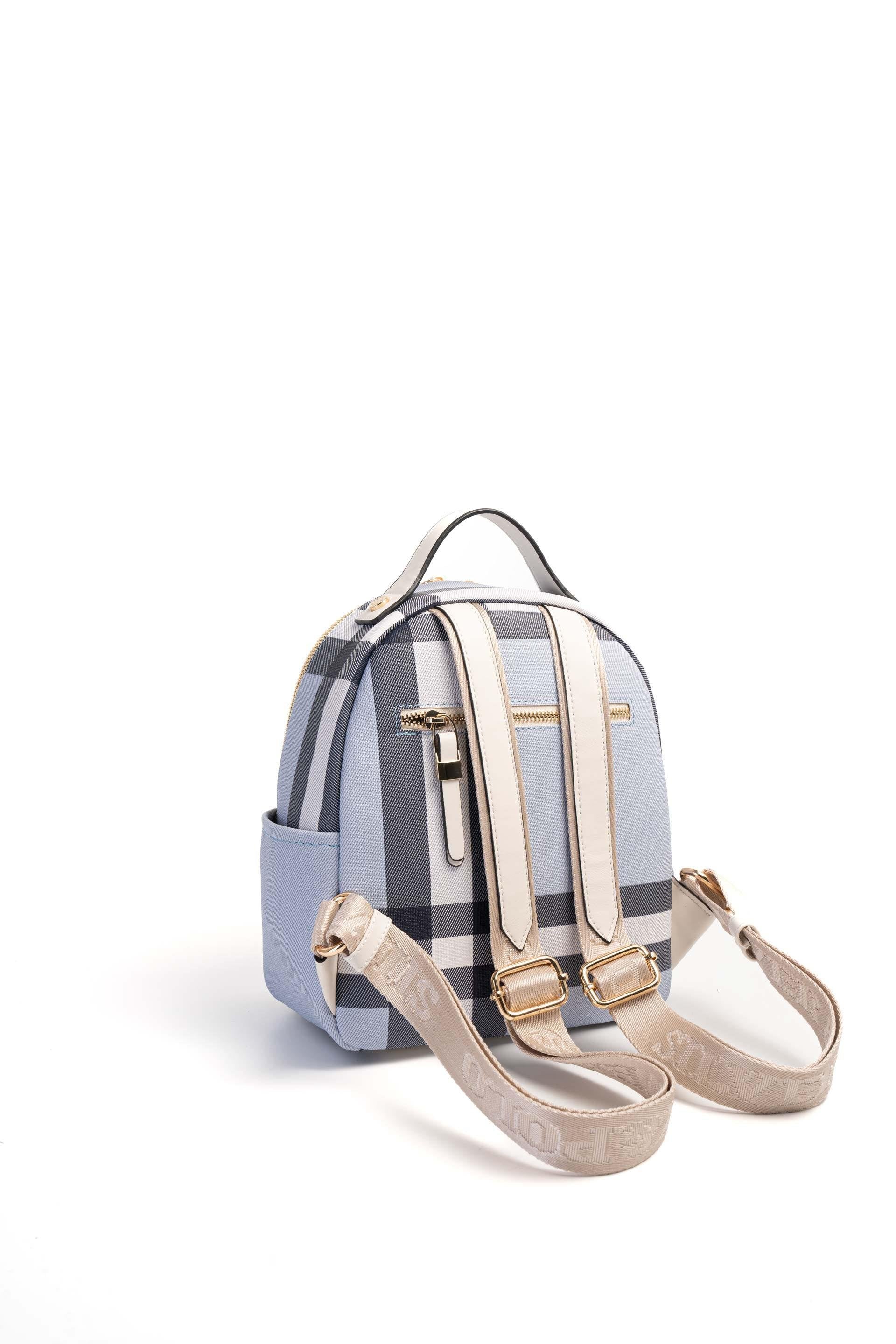 Silver & Polo Mavi - Kemik SP1130 Kadın Sırt Çantası