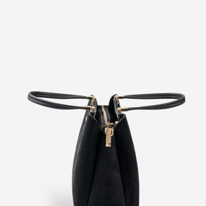 Silver & Polo SP1205 Kadın El Çantası Süet Siyah