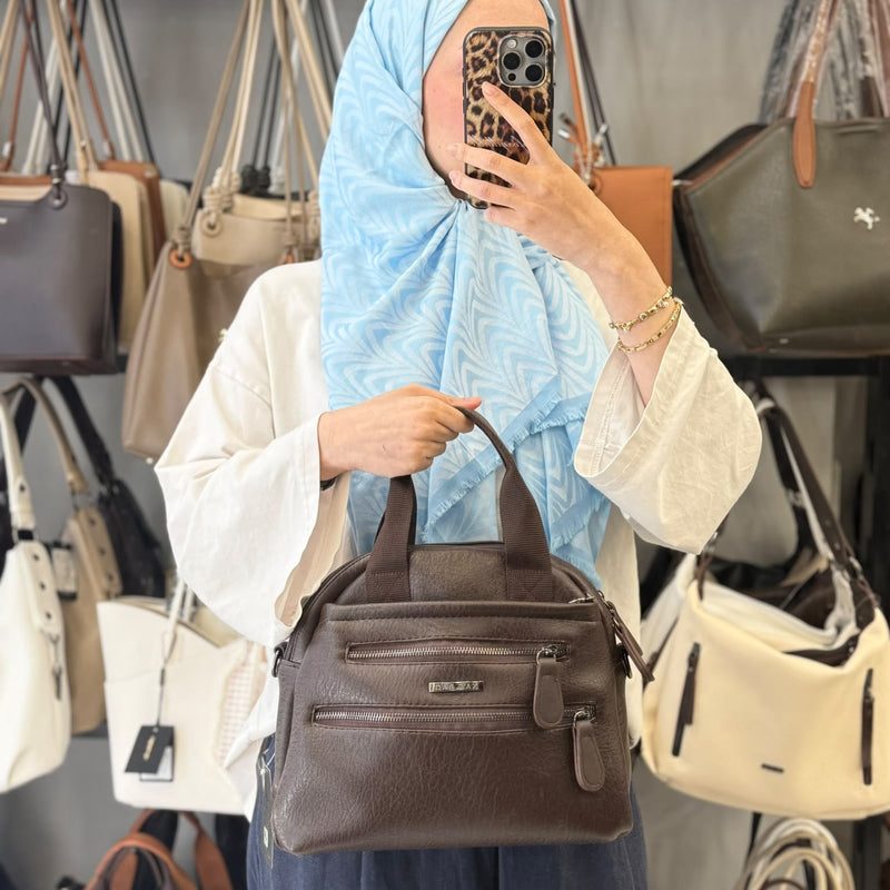 Nas Bag Çok Bölmeli & Askılı Spor Şık Omuz Çantası Fonksiyonel & Modern Günlük Çanta - 869 - 2