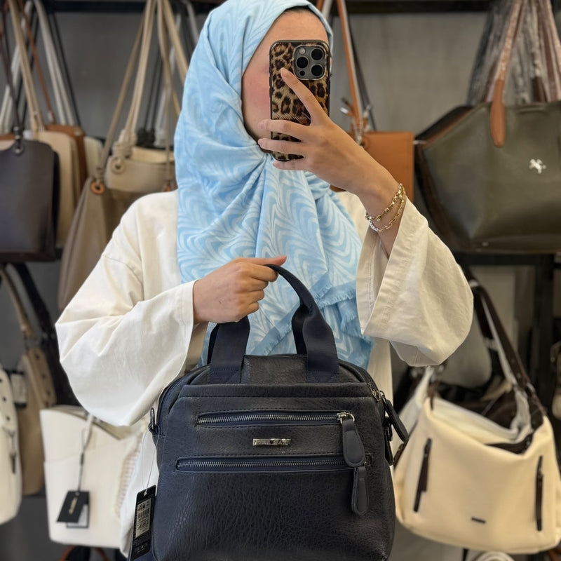 Nas Bag Çok Bölmeli & Askılı Spor Şık Omuz Çantası Fonksiyonel & Modern Günlük Çanta - 869 - 1