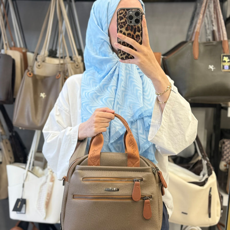 Nas Bag Çok Bölmeli & Askılı Spor Şık Omuz Çantası Fonksiyonel & Modern Günlük Çanta - 869 - 3