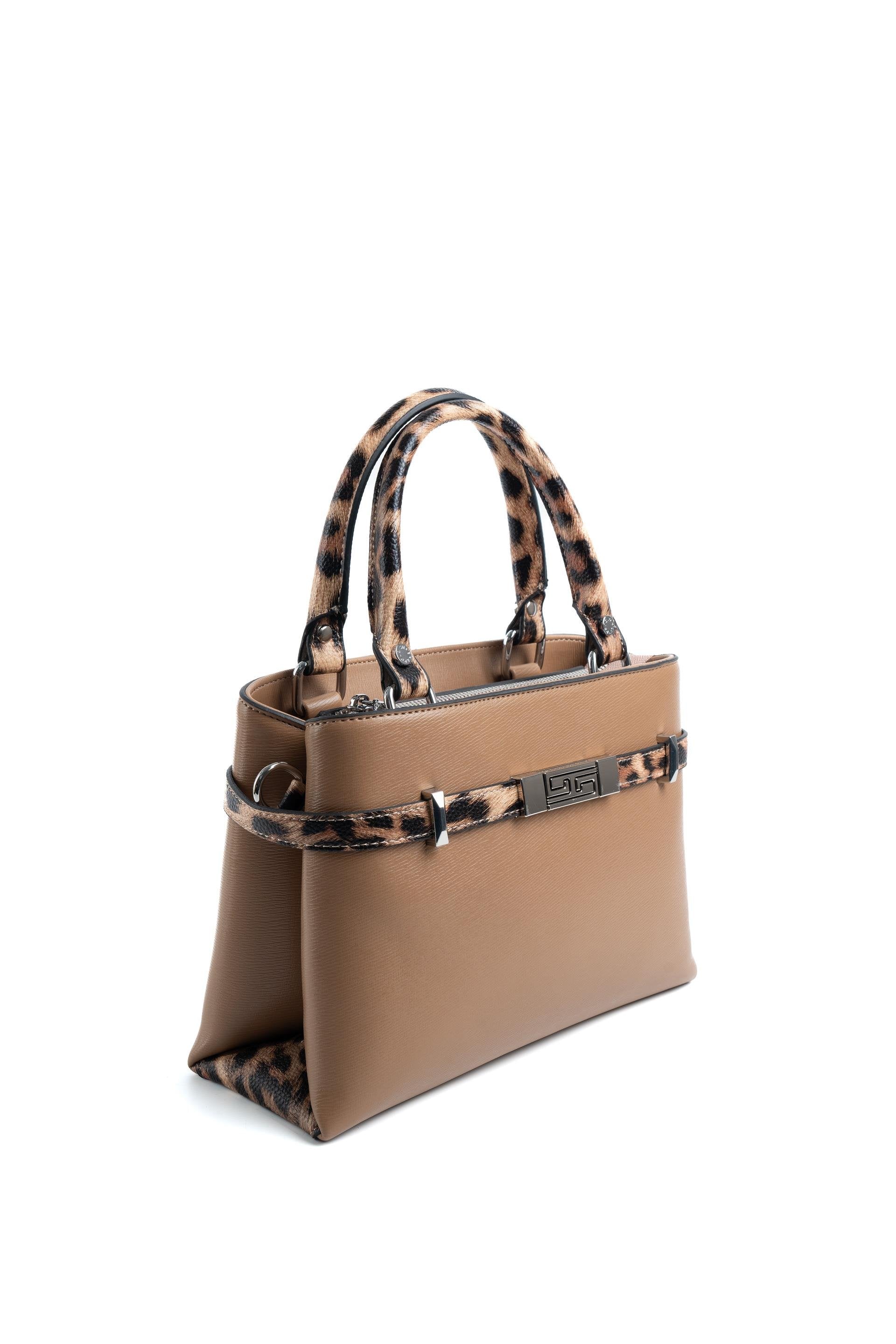 Silver & Polo Leopar Bizon SP1149 Kadın El Çantası