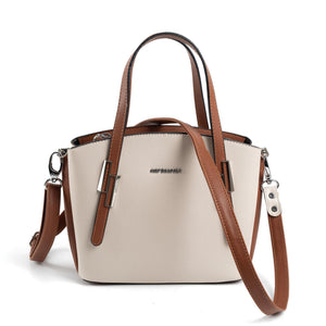 Silver & Polo Bej - Taba SP1021 Kadın El Çantası