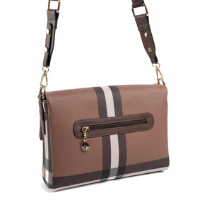 Silver & Polo Koyu Kahve SP963 Kadın Çapraz Çanta