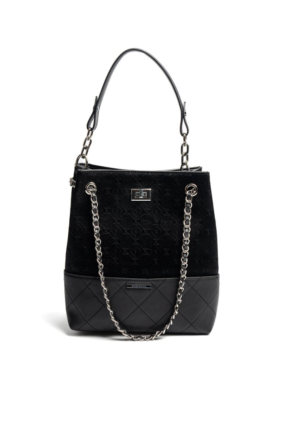 Silver & Polo SP1262 Kadın Omuz Çantası Fashion Siyah