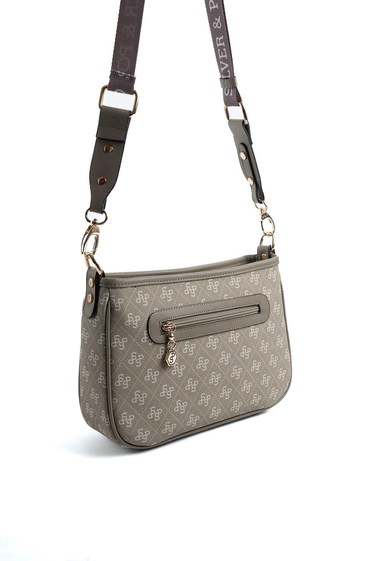 Silver & Polo Yeşil SP1160 Kadın Çapraz Çanta