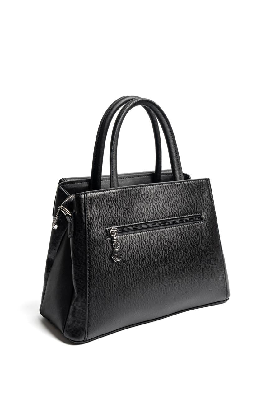 Silver & Polo SP1264 Kadın El Çantası Düz Siyah