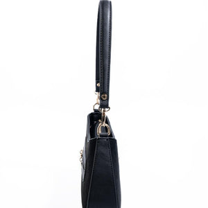 Silver & Polo SP1251 Kadın Omuz Çantası Süet Siyah