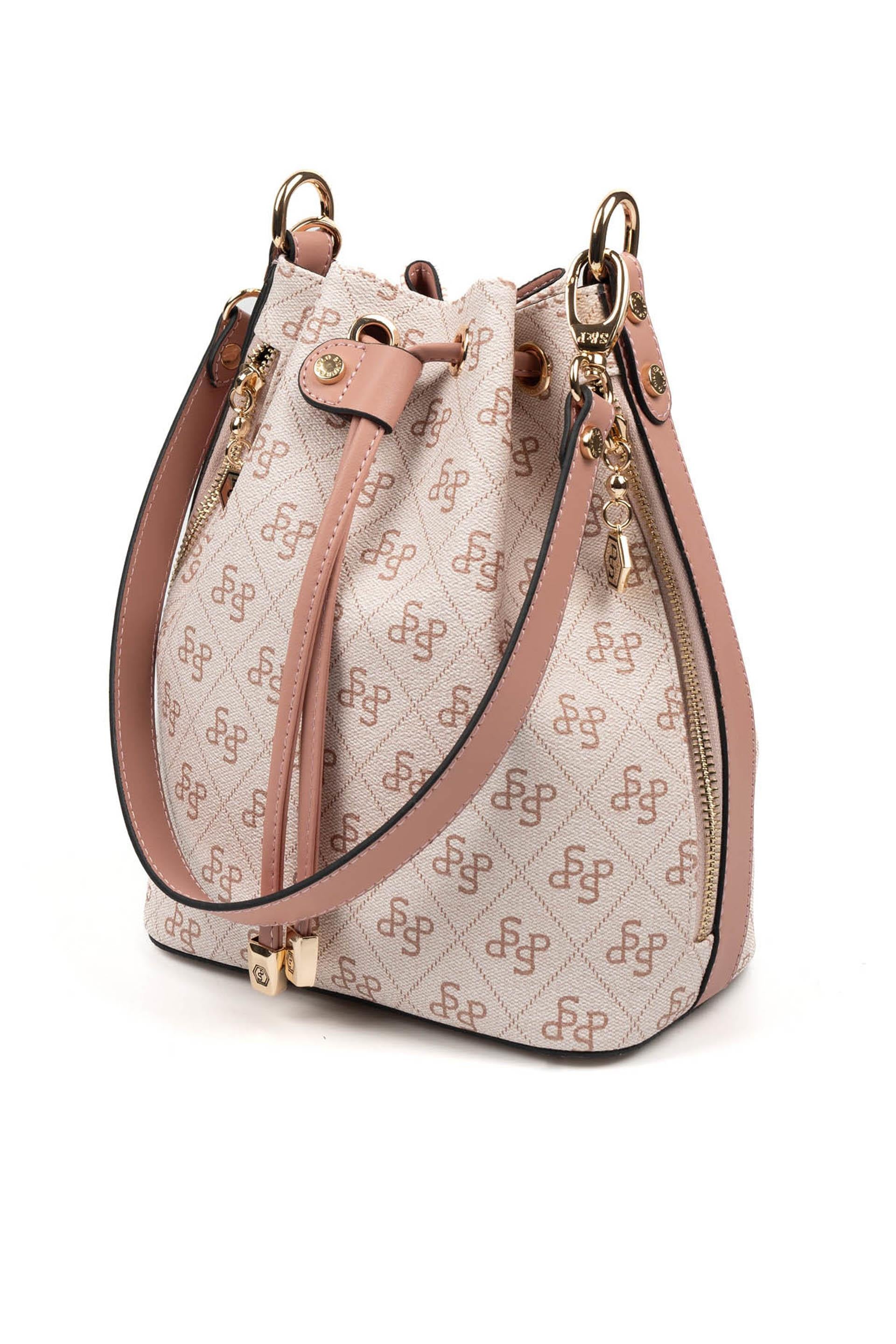 Silver & Polo Pembe - Somon SP1137 Kadın Omuz Çantası