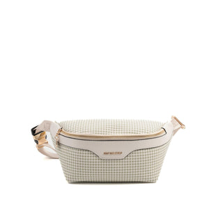 Silver & Polo Yeşil - Bej SP1192 Kadın Bel Çantası