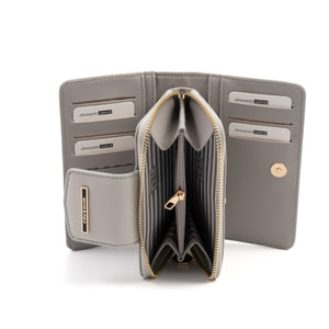 Silver & Polo Beyaz - A.gri SP1202 Kadın Cüzdan & Kartlık