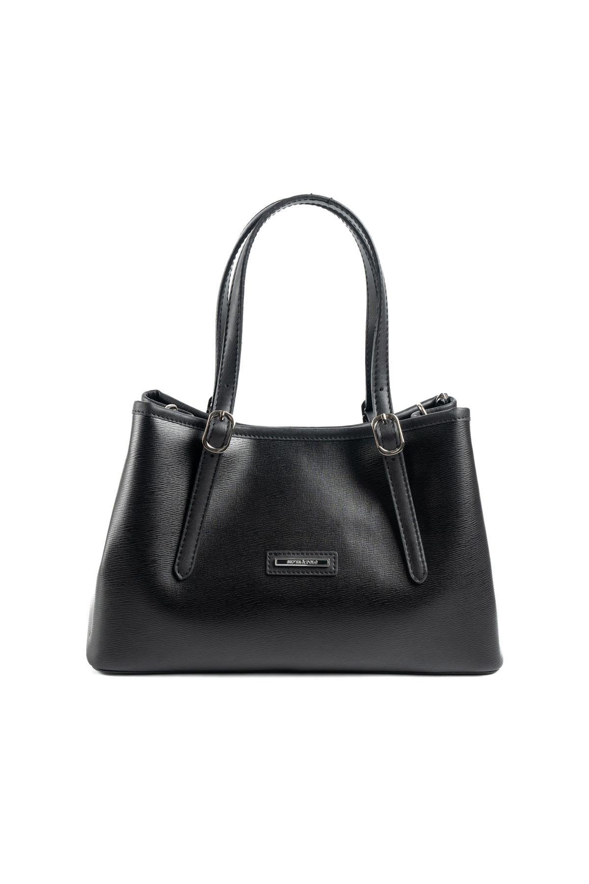 Silver & Polo Siyah SP1252 Kadın El Çantası